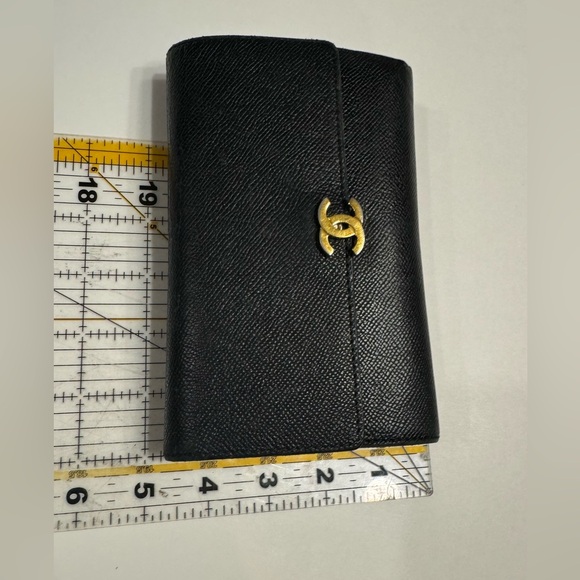Chanel vintage caviar leather clutch wallet - Picture 11 of 15
